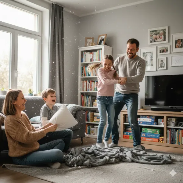 Familienzeit ohne Aufwand für Zuhause